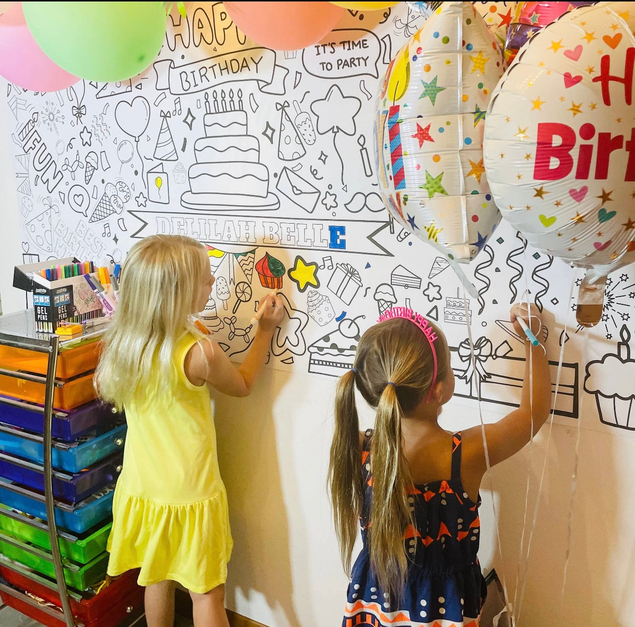 Color Your Own Table Cover