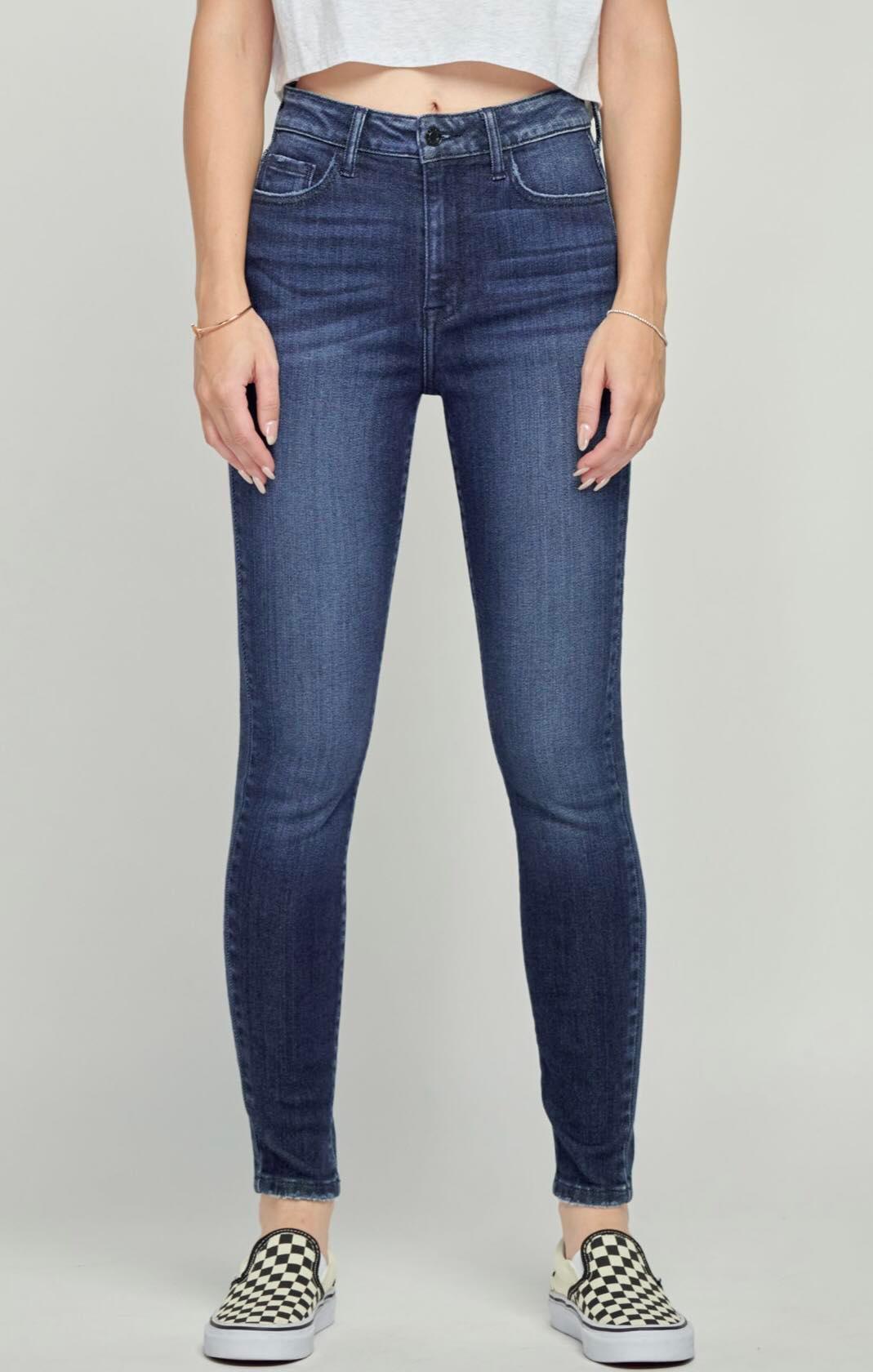 High Rise Ankle Skinny